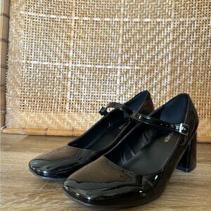 Marc Fisher Black Patent Leather Heels
